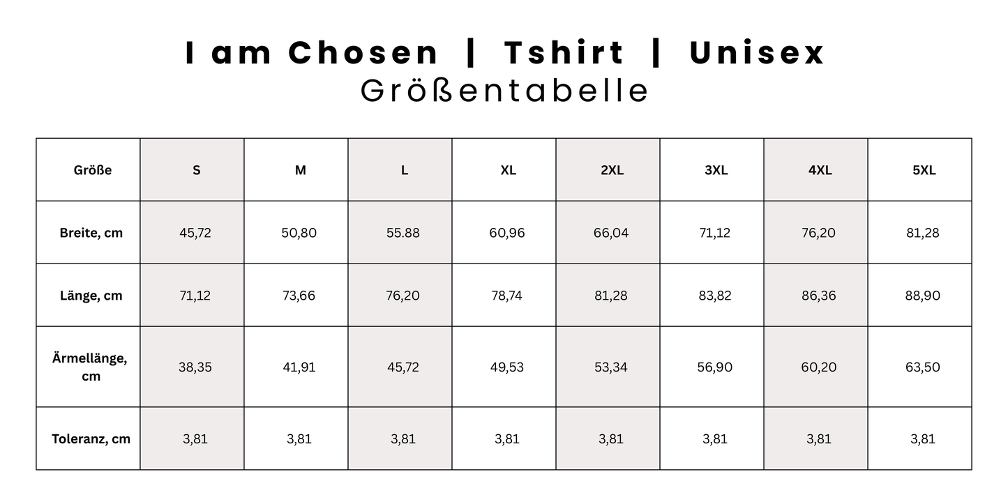 I am Chosen | Tshirt | Unisex