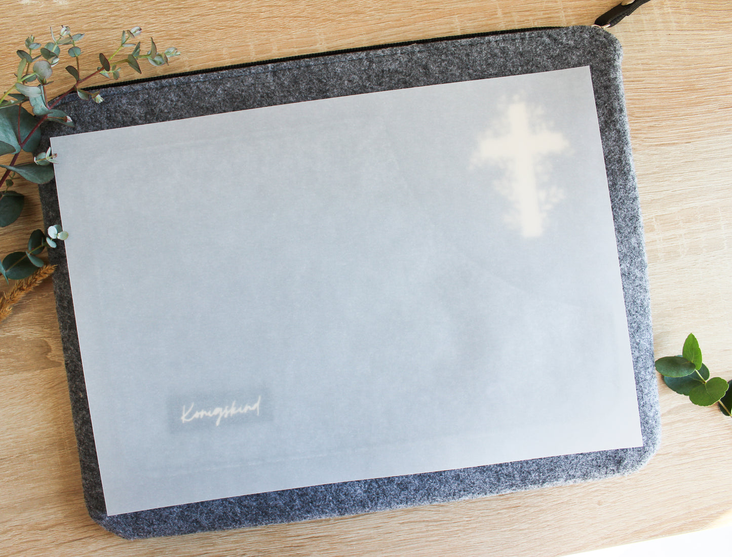 Filztasche | Laptoptasche | Dunkelgrau