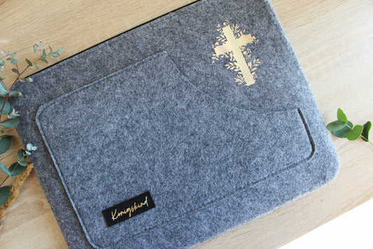 Filztasche | Laptoptasche | Dunkelgrau